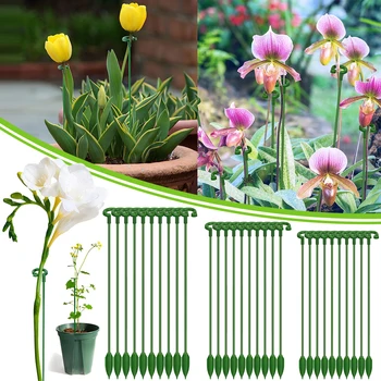 10db Növény Támogatás Tét Pillangó Orchidea Rack Rod Virág, Zöldség, Hegymászás Botok Otthon Kert Kellékek