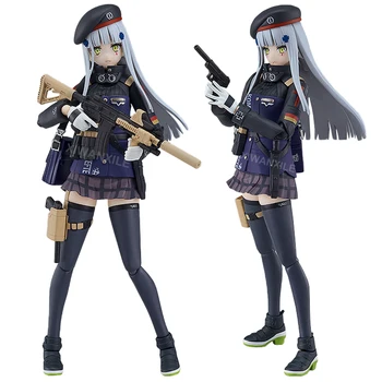 14 cm Figma #573 Lányok Frontline HK416 Anime Lány Ábra Lányok Frontline akciófigura Felnőtt Gyűjthető Modell Baba Játékok, Ajándékok