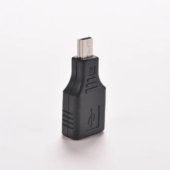 1DB Új Hálózat, USB 2.0, Női Mini USB-B 5 Tűs Férfi Kábel Elosztó Adapter
