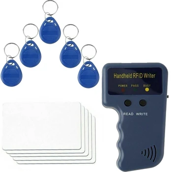 1Set EM4100 RFID Író, Másoló Sokszorosító Programozó Olvasó + T5577 EM4305 Újraírható ID Távvezérlők Kategória Kártya Műanyag 125Khz