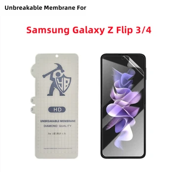 2db HD Hidrogél fólia képernyővédő fólia Samsung Galaxy Z Flip4 Puha Védeni Film Samsung Z Flip3 Flip4 Telefon Védelme Film