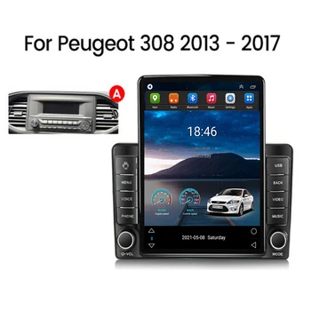 8+128G Android 12 DSP 8 Mag A Tesla Függőleges Képernyő autórádió Hifi GPS-Peugeot 308 T9 308S 2013-2017 Multimédia Lejátszó