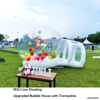 A gyermekek Játék Vár Felfújható Ballon Buborék Ház Ventilátor Trambulin Ingyenes Szállítási Kert Felfújható Buborék Ház