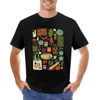 A mezőgazdasági termelők Piaci Póló túlméretezett póló Túlméretezett póló t-shirt férfi férfi grafikus póló hip-hop