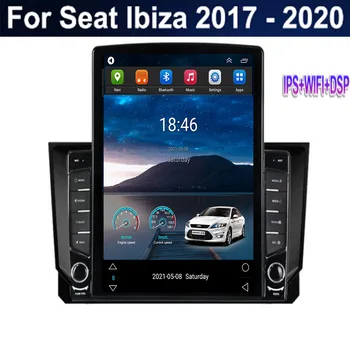 A Tesla Stílus 2Din Android 12 Autó Rádió Seat Ibiza 2017 - 2035 Multimédia Video Player GPS Sztereó Carplay DSP RDS Kamera