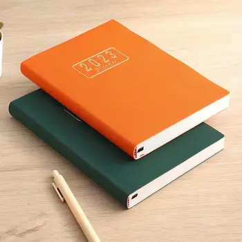 A5-ös Napirend Notebook Stationery Office tanszerek Cukorka színű Index Lista Napló Könyv PU Bőr Vízálló Üzleti Jegyzettömb
