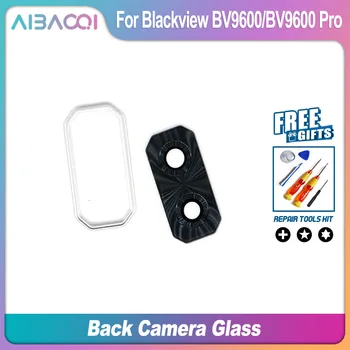 AiBaoQi vadonatúj Hátsó Kamera Üveg Lencse Blackview BV9600 Pro Hátsó Kamera Dekoráció Keret Csere Tartozékok Alkatrészek
