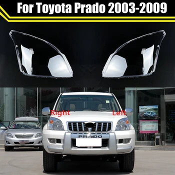 Autó Csere Frontlencse Üveg Fény, Lámpa, Fényszóró Shell Átlátszó Búra Fényszóró Fedelét Toyota Prado 2003~2009