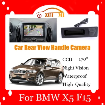 Autó Fordított tolatókamera BMW X5 F15 2014 2015 2016-Ig Vízálló CCD Full HD éjjellátó Biztonsági Parkolás Kamera