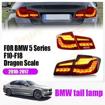 Autós Kiegészítők Led-es hátsó Lámpák LCI BMW 5-ös Sorozat F10 F18 2010-2017 Plug And Play Animáció Hátsó Lámpák DRL Jel Autóipari