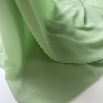 Avokádó Zöld 100D Chiffon Anyagból Esküvői Dekoráció Géz Esküvői Ruha Hálós Anyagból, Varrás Tartozékok Puha Tissu Telas Szövet