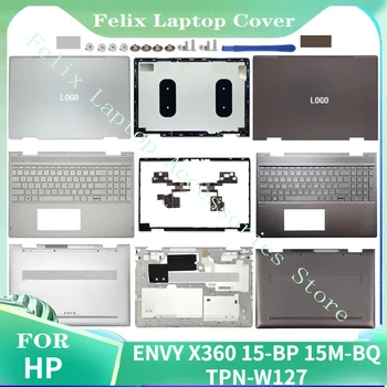 AZ Új HP ENVY X360 15-BP 15M-BQ TPN-W127 Laptop LCD hátlap/Előlapot/Palmrest Billentyűzet/Alsó borítás/Zsanér