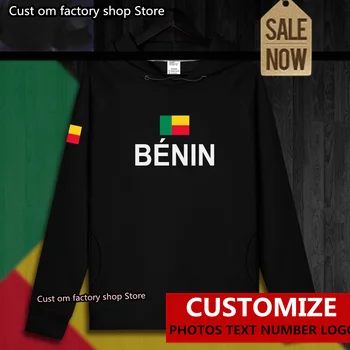 Benin Beninese BEN BJ Dahomey férfi kapucnis pullovers férfi kapucnis felső pulóver streetwear ruházat, Sportruházat melegítőben nemzet 01