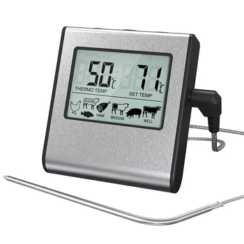 Digitális Szakács Hőmérő Tészta Főzés Grill Sütő Hőmérő °C/°F Átalakítás LCD Kijelző Konyha, Hús, BBQ Hőmérő