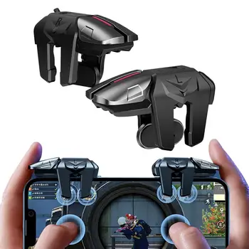 G21 Mobil Játék Kiváltó PUBG Telefon Játékvezérlő Gamepad Joystick Cél Shooting L1 R1 Alufelni Kulcs Gombot IPhone Android