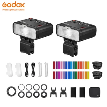 Godox MF12 Makró Mini Speedlite Vaku beépített Godox X Rendszer TTL Vaku + színszűrő Diffúzor Makro Felvételek