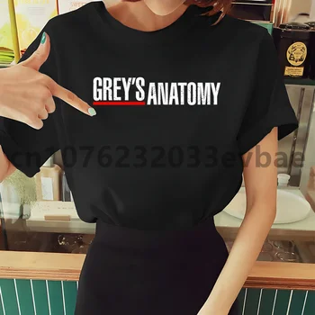 Greys Anatomy Maga Az Ember Szíve Póló Női Rövid Ujjú Nyári Divat Tshirt Alkalmi Fekete Divat Póló O-Nyakú Felsők