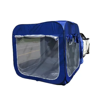 Hordozható tábori, összecsukható kocsi menedéket borító hátsó napellenző sátor kemping szabadtéri eladó autók hátsó sátor suv