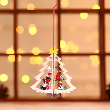 Karácsonyi Dísz Fából Készült Lóg Medálok Csillag Karácsonyfa Bell Karácsonyi Dekoráció Az Otthoni Navidad Karácsonyi Dekoráció Noel Új Év