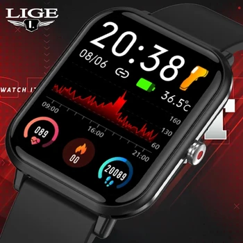 LIGE 2023 Új Egyéni Óra Arca Sport Intelligens Karóra Férfi IP68 Vízálló pulzusszám, vérnyomás, a Nők Smartwatch Az Android-IOS