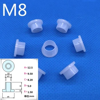 M8 Nylon Tranzisztor Tömítés A Lépés T-Típusú Műanyag Alátét Szigetelés Távtartó Csavar Szál Persely Protector