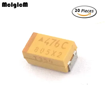 MCIGICM 20db C 6032 47uF 16V SMD tantál kondenzátor