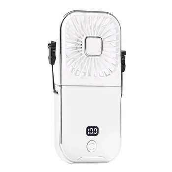 Mini Ventilátor Hordozható USB Személyes Összecsukható Kézi Ventillátor, Telefon Tartó, 4 Sebesség Beállítása a Ventilátor a Kültéri Vezetői Iroda