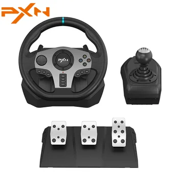 PXN V9 Volante PC Kormánykerék Játék Racing Wheel a PS4/PS3/Xbox/Android TV/Nintendo Kapcsoló/Xbox Sorozat S/X 270°/900°