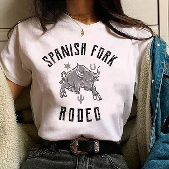 Spanyol Bika pólók női grafikus top lány képregény ruházat