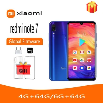 Xiaomi Redmi Megjegyzés 7 6G 64G mobiltelefon Mobiltelefon Eredeti Okostelefon