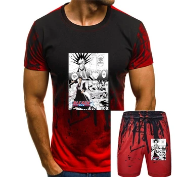 Zaraki Kenpachi Manga Szalag Bleach Anime Unisex Tshirt-Póló Póló MINDEN MÉRETBEN Rajzfilm póló férfi Unisex Új Divat tshirt