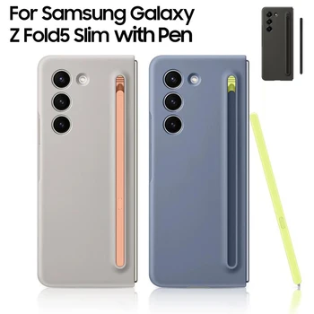 Állandó Borító Vékony tok Samsung Galaxy Z Fold5 Fold 5 5G Flip tok Toll Mobil Telefon Esetekben Borító