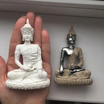 Északi Miniatúrák Dekoratív Buddha Számokat Buddhizmus Gyanta Adatok Szobrok, Szobrait Ajándék, Dísz, Otthon Asztal Dekoráció