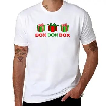 Új Doboz Doboz Doboz F1 Karácsonyi T-Shirt pólóm egyszerű t-shirt tervező póló férfi