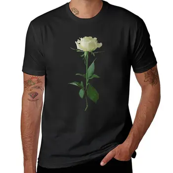Új Fehér Rózsa Egységes T-Shirt Rövid póló üres pólók t-shirt férfi Anime póló tervező póló férfi