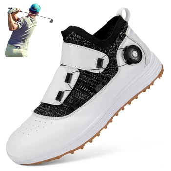 Új Képzési Golf Cipő Férfi Luxus Golf Visel Kényelmes Tornacipő Könnyű Séta Footwears