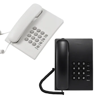 Vezetékes Vezetékes Fali Fix Telefon Újrahívás Hívja Otthoni Telefon